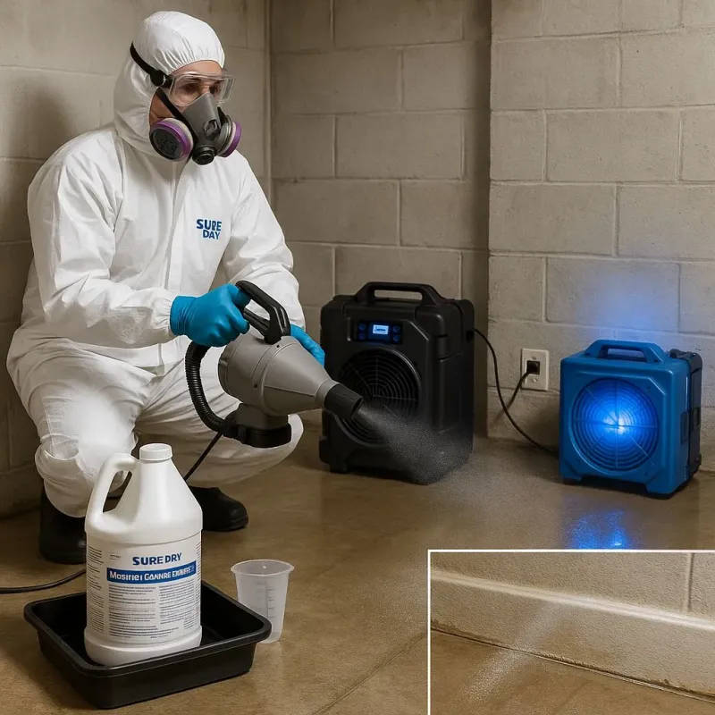 Sanitization and Odor Removal process in Knightdale, NC