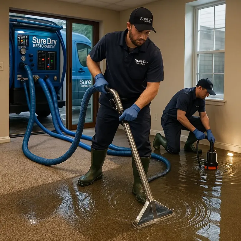 Water Extraction and Removal process in Knightdale, NC